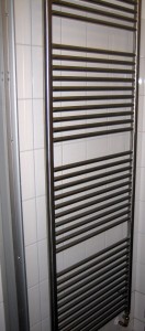 Edelstahl INOX Handtuchheizkörper Heizköper 60 x 185 cm